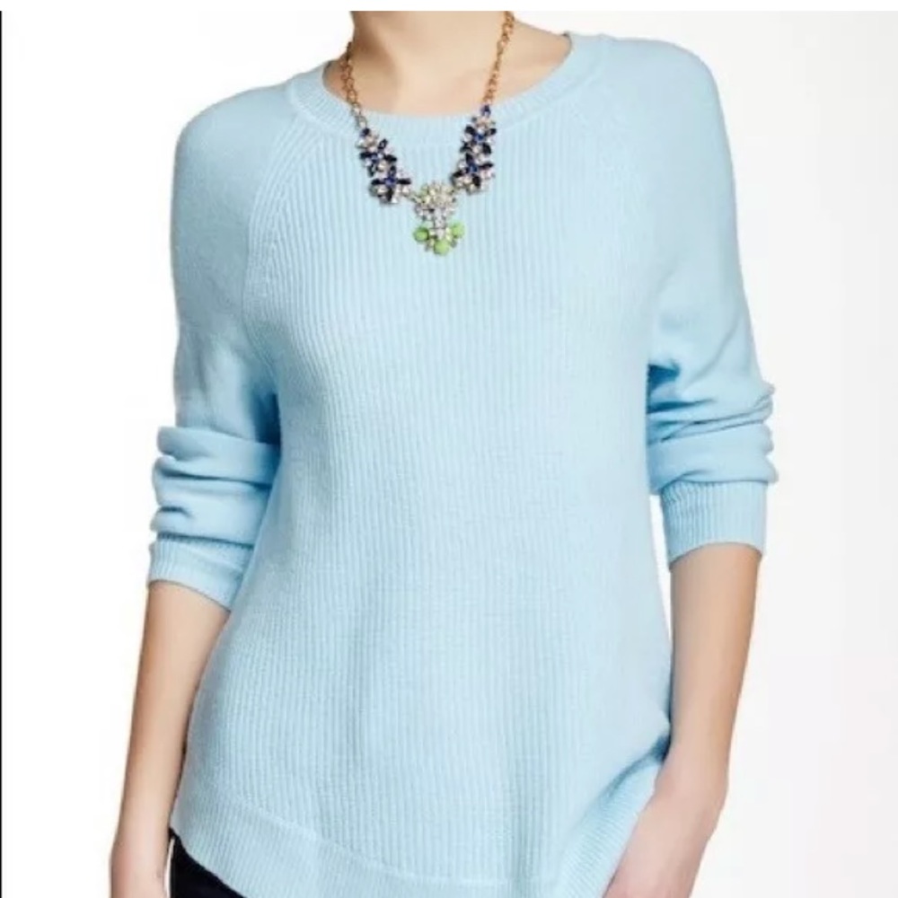 J.Crew XS Crew Neck Curved Hem Sweater C9720 - Picture 8 of 8